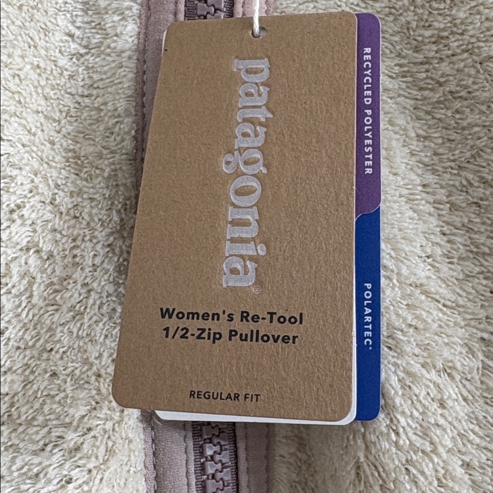 Patagonia Women’s 1/2 Zip Cream Pullover *NWT - Picture 4 of 5